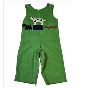 Rags Land Overalls with Dog Design